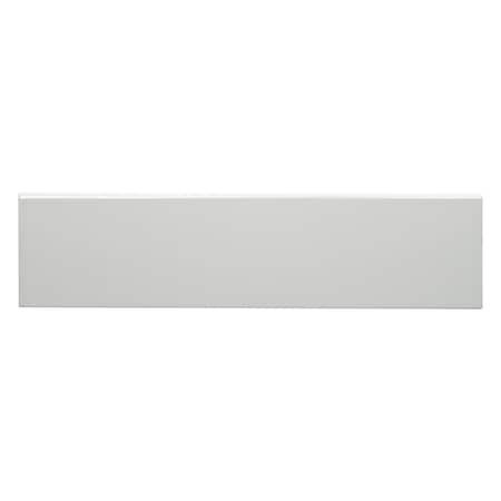 Gray Glossy Bullnose SAMPLE Glazed Ceramic Wall Tile